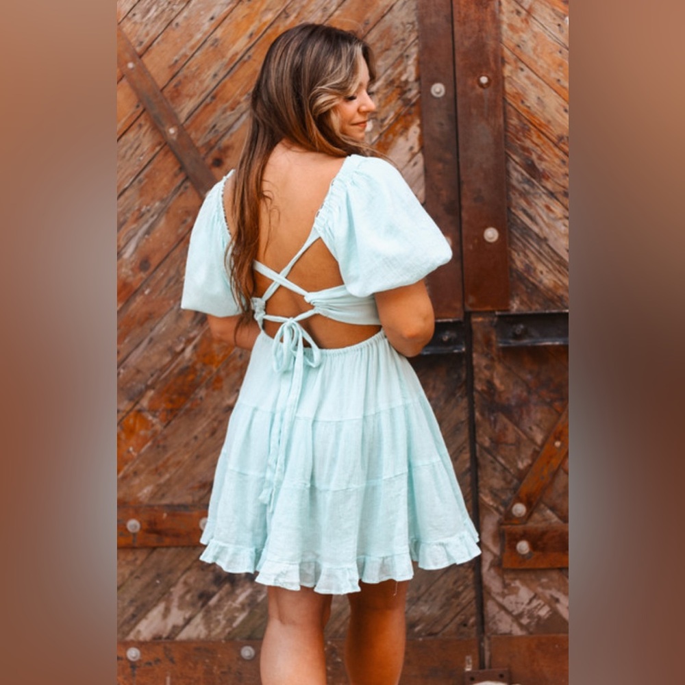 Free People Blue Dress